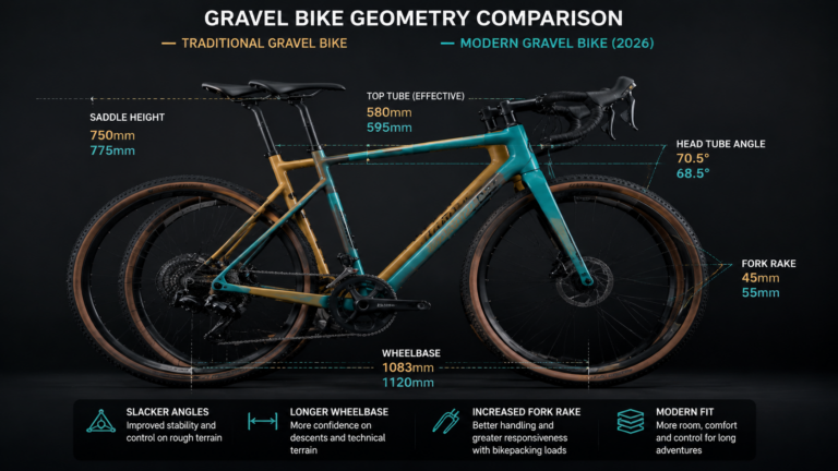 Gravel bike geometry comparison 2026