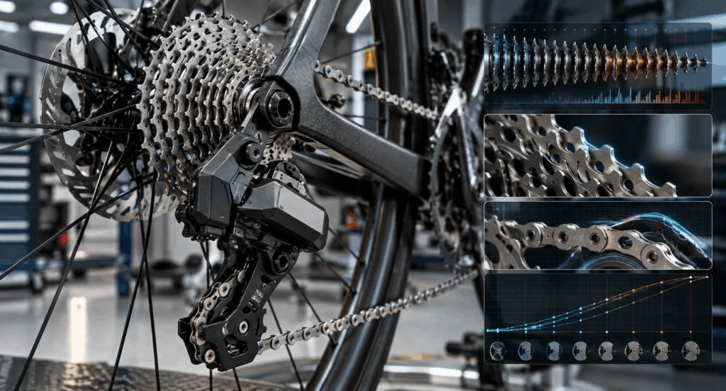High-Tech Bicycle Drivetrain Workshop Analysis