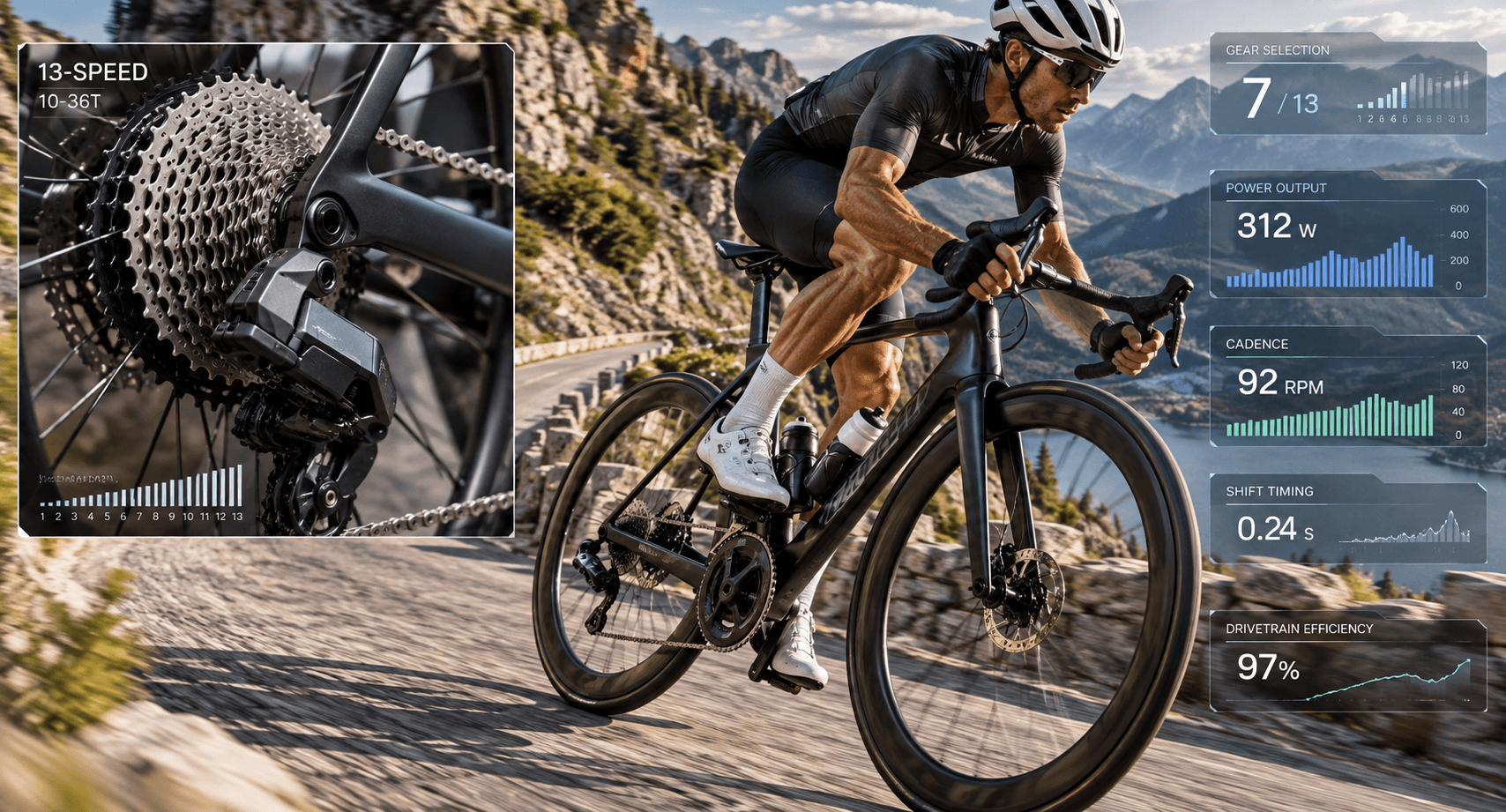 Mountain Road Cycling Telemetry